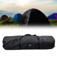 thumbnail image 6 of Camping Tent Storage Bag 20kg Heavy Duty Handbag for Hiking Barbecue Outdoor Black, 6 of 8