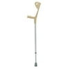 Drive Medical 10410 Euro-Style Lightweight Aluminum Forearm Crutch Adult Silver