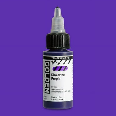 Golden� High Flow Acrylic, 1 oz., Transparent Dioxazine Purple