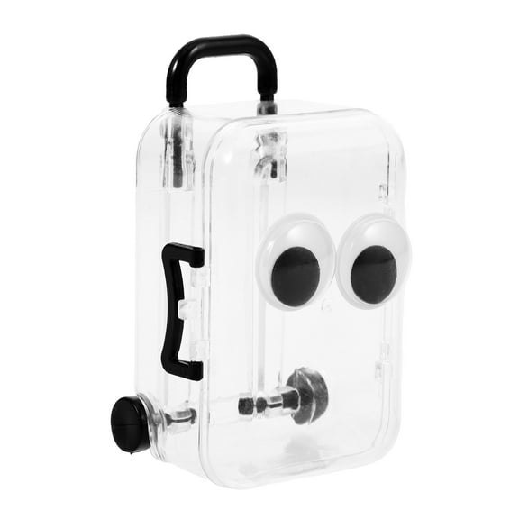 TAILTOSS 1Pack Travel Small Jewelry Case Mini Luggage Shaped Box Portable Organizer