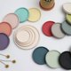 thumbnail image 3 of Ceramic round flower pot water tray decoration Morandi pigment burning base thickened cushion water storage tray, 3 of 5