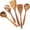 5pack, variant on Utensils Set for Cooking, Teak Wooden Utensils Set Spatula for Nonstick Cookware Kitchen Utensils Set 5