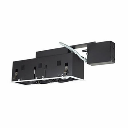 

Jesco Lighting MGRP20-3WB 3 - Light Double Gimbal Linear Recessed Fixture Line Voltage.