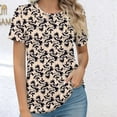 thumbnail image 4 of 3/4 Sleeve Tunic Tops for Women Loose Fit Dressy Casual Blouse Flowy Shirts to Wear with Leggings S-3XL, Limited Time, Under 10 Dollars WX0001, 4 of 4