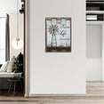 thumbnail image 3 of Farmhouse Windmill Wall Art Vintage Rustic Windmill Picture Wall Decor Country Windmill Painting Canvas Prints Modern Framed Home Decor for Bathroom Bedroom Living Room Kitchen 12"x16", 3 of 6