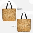 thumbnail image 2 of Balery Old Vintage Map Of Sea Bolsa de Mano para Mujeres con Cremallera, Bolsa de Gimnasio con Compartimentos, Bolsa para Laptop, Bolsa para Trabajo, 2 of 7