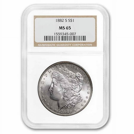 1882-S Morgan Dollar MS-65 NGC