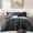 A-Blue Grey, variant on 7 Pieces Charcoal Grey King Comforter Set ,Textured Design Grey Crinkle Bed in A BagBedding Set,for Men Women with Comforter Sheets Pillowcases Shams