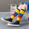 thumbnail image 7 of Colombian Flag Knee High Socks for Women Long Leg Warmers Socks, 7 of 7
