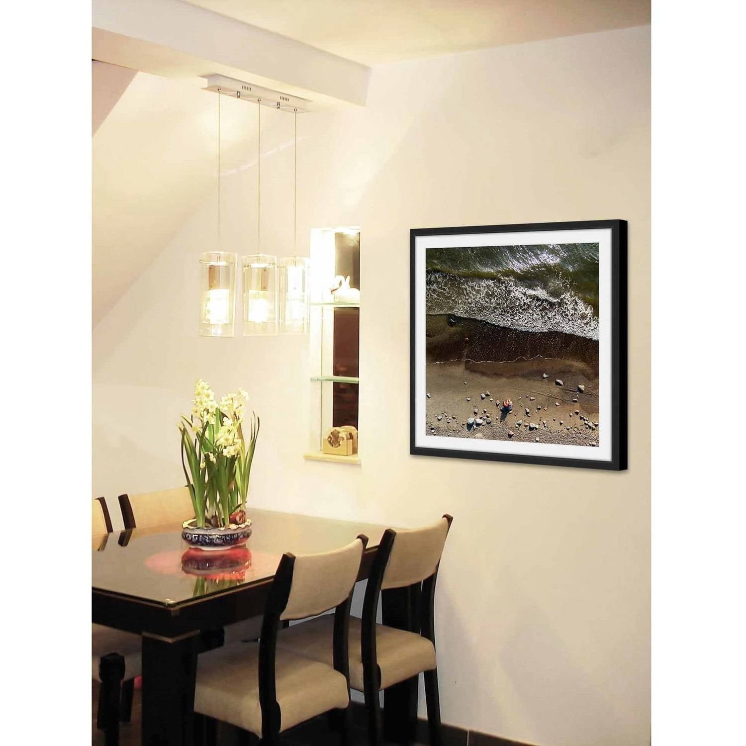 Marmont Hill "Ebb And Flow" By Karolis Janulis Framed Painting Art Print, 12.0" x 1.5"