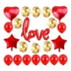 thumbnail image 1 of Globos De Látex De Confeti Con Cinta Para La Decoración De La Fiesta De Cumpleaños De La Boda Conjunto Rojo Sunnimix Globo de San Valentín, 1 of 7