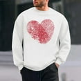 thumbnail image 1 of Ceisia Men Casual Fashion Print Round Neck Pullover Long Sleeve Sweatshirt Gift, 1 of 6