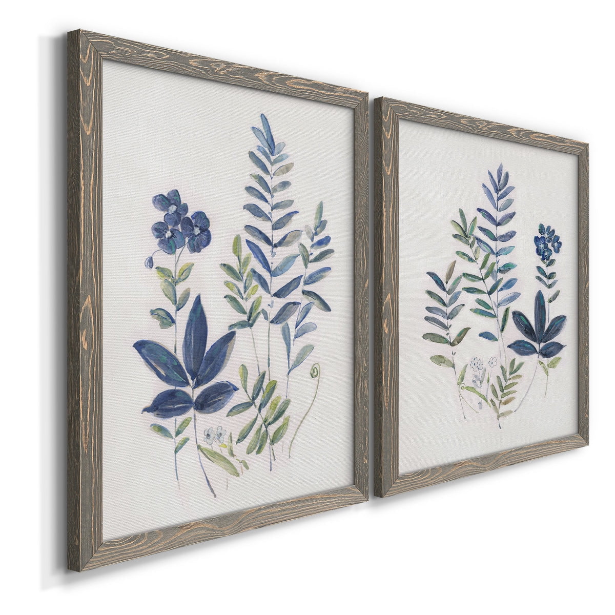 Fern Study I - Premium Framed Canvas 2 Piece Set - Ready to Hang