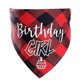 thumbnail image 1 of Dog Triangular Collar Fashion Bib Pet Letter Printed Bandana Birthday Scarf Q, 1 of 5