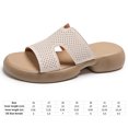 thumbnail image 2 of Zapatillas cómodas de suela gruesa para mujer antideslizantes para playa a fuego lento, 2 of 9