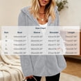 thumbnail image 6 of Scyoekwg Women's Hooded Fleece Zip Up Jacket Long Sleeve Drawstring Sherpa Coat with Side Pockets Soft Warm Loose Fit Fall Winter Outerwear,Size:S-XXL, 6 of 7
