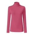 thumbnail image 4 of Pull Col Roulé pour Femmes Couleur Unie Pull Tricoté Manches Longues Col Roulé Beige Taille L(US 8), 4 of 5