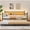 black, variant on Daybed with Trundle – White Twin Metal Trundle Bed w/ Charging Station & LED Lights, Pull-Out Sofa Bed for Small Spaces