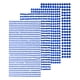 thumbnail image 1 of 5376Pcs 12 Hojas de Pegatinas de Rhinestone 3/4/5/6 mm Gemas Autoadhesivas para Decoración DIY, Azul Oscuro, 1 of 5