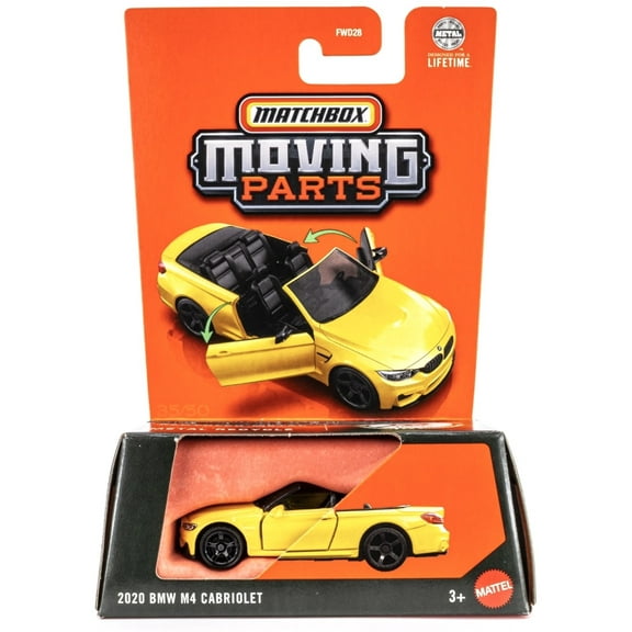 Matchbox 2020 BMW M4 Cabriolet Moving Parts New 2025