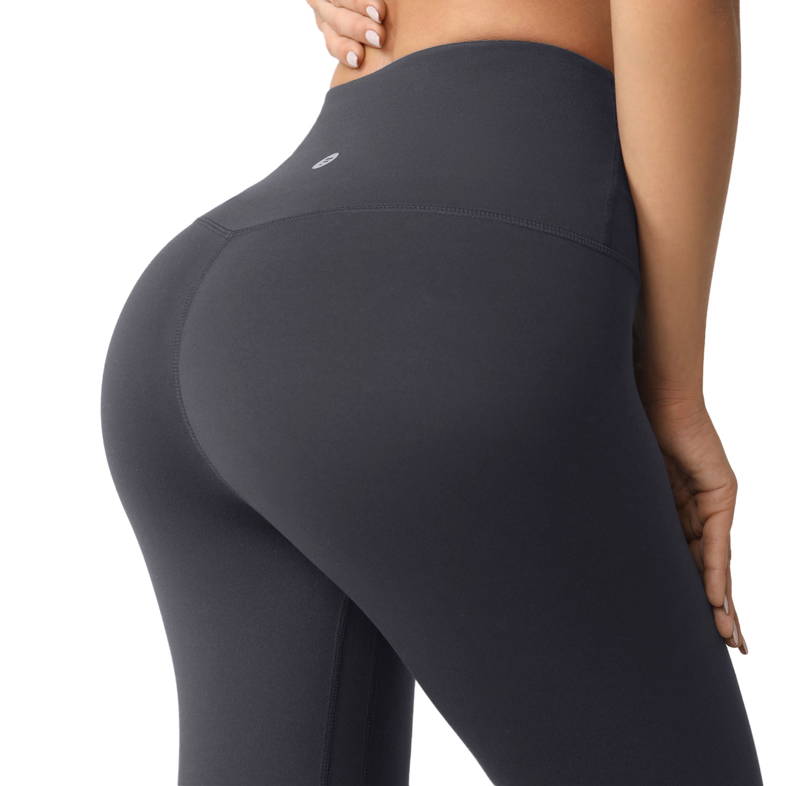 Women's Yoga Pants - LETSFIT ES3 Leggings, High Waist Tummy Control Non  See-Through Workout Pants 