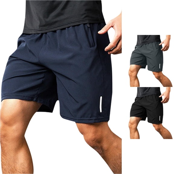Athletic Shorts For Men Classic Quick Dry Elastic Waistband Mens Shorts Casual Running Workout Shorts With Pockets Casual Activewear