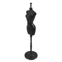 NIAIZEK DIY Black Plastic Dress Form Mannequin with Insertable Accessories