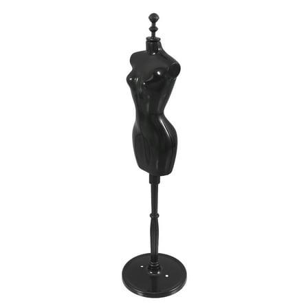 NIAIZEK DIY Black Plastic Dress Form Mannequin with Insertable Accessories