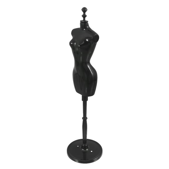 NIAIZEK DIY Black Plastic Dress Form Mannequin with Insertable Accessories