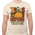 thumbnail image 2 of Tacos Before Vatos Shirt Unisex X-Large Natural, 2 of 5