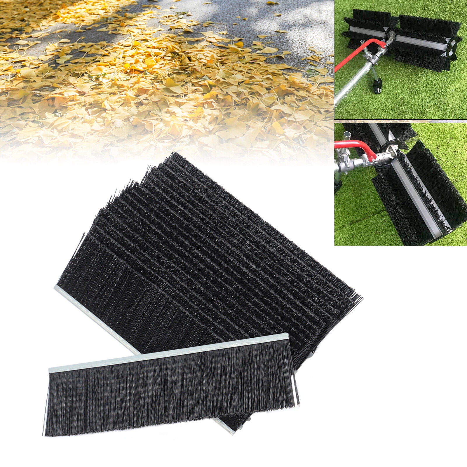 16pcs Craftsman Brush Brushes Pull Tow Behind Lawn & Leaf Sweeper Brush
