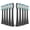 10 pieces in black, variant on Replacement Toothbrush Heads for AquaSonic Black Series/Black Series Pro/Vibe Series ORCA AQUASONA Toothbrush Bristle Nozzle