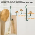 thumbnail image 5 of Ongmies 360° Rotatable Multifunctional Coat Rack & Hat Hanger – Flexible Hanging Storage Organizer for Closet Door, 5 of 9