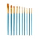 thumbnail image 3 of Juego de 10 pinceles de pintura Injueey Tubo de aluminio azul, 3 of 6
