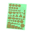 thumbnail image 2 of Tiras De Papel Quilling Tool Ruler Stencil Drawing Tool Para Origami Making Green Sunnimix tablero de quilling de papel, 2 of 8