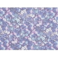 thumbnail image 2 of Zelouf High Multi Chiffon Print  , Sewing, DIY, Crafts Fabric by the Yard, 461 Blue/orchid, 3 Yard, 2 of 2