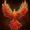 Phoenix, variant on Phoenix Canvas Wall Art, Mythical Bird Print for Living Room Bedroom Office Dining Room Hallway Entryway Hotel Lobby Decor