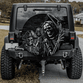 thumbnail image 2 of Lotusprinthandmade Pirate Skull Halloween Horror Spare Tire Cover With Backup Camera Hole 6 Sizes (27 in.), 2 of 6