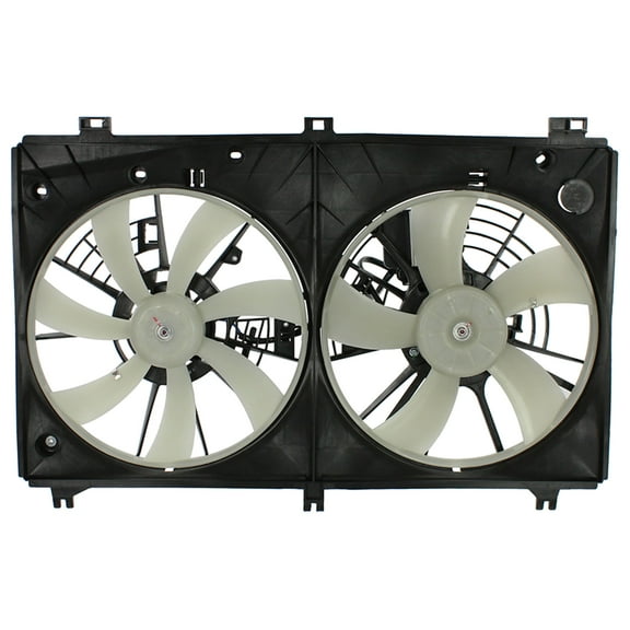 Agility Auto Parts 6010351 Dual Radiator and Condenser Fan Assembly for Lexus Specific Models