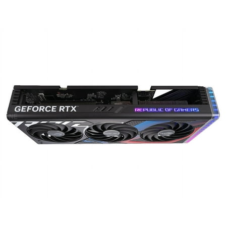 ASUS -  ROG Strix NVIDIA GeForce RTX 4070 SUPER Overclocked 12GB GDDR6X PCI Express 4.0 Graphics Card - Black