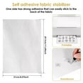 thumbnail image 3 of 12/24PCS Sticky Water Soluble Embroidery Stabilizer Transfer Patch Paper Printable Embroidery Backing For Clothes DIY Craft, 3 of 5