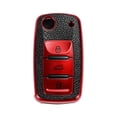 thumbnail image 1 of Funda de Llave de Auto TPU Roja para VW Up - Funda de Control Remoto de 3 Botones, 1 of 6