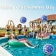 thumbnail image 4 of Pelota de playa inflable de PVC transparente con purpurina | Juguete acuático de 40 cm para niños | Pelota flotante para piscina y deportes acuáticos al aire libre para juegos de playa, 4 of 9