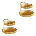 thumbnail image 1 of Yuarrent 2 Layer Iron Decorative Tray Fruit Home Standing Decor Free Vege Diaplay Type2 NO2, 1 of 1