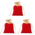 thumbnail image 5 of Velvet Drawstring Bags,Velvet Cloth Gift Bags Jewelry Pouches for Storage Wedding Party Favor Christmas by Elapind, 5 of 5