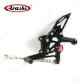thumbnail image 6 of Arashi(Version 2.0) Adjustable Rearsets for Kawasaki Ninja 250R EX250J SE 2008 - 2012 Motorcycle Accessories Racing Foot Pegs Footrests Rear Set Black 2009 2010 2011, 6 of 6