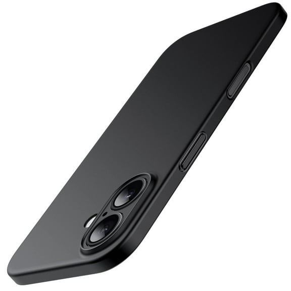 JETech Ultra Slim Case for iPhone 16 Plus 6.7 Inch, Camera Lens Full Protection, Lightweight Matte Finish PP Hard Minimalist Cover (Black)