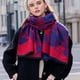 thumbnail image 5 of Abrigos para mujer Chal Abrigo Suave Cachemira Sensación Bufandas de otoño para mujer Chales y abrigos Invierno Grueso Cálido Bufanda de punto Manta Poncho frontal abierto, 5 of 5
