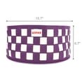 thumbnail image 5 of SUSSEXHOME Pets 15.75 x 15.75 x 6.7 Inches Round High Wall Cozy Cat Bed with Pillow for Cats and Small Dogs - Decorative Non-Slip Bolster Inner Cushion Calming Bed - Purple, 5 of 8