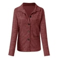thumbnail image 3 of Vedolay Winter Long Coats for Women Loose Cardigan Coat Cover Up Ladies Cardigan Coat Red,XL, 3 of 3